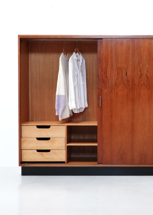 Alfred Hendrickx, Rosewood Wardrobe for Belform, Belgium 1960s